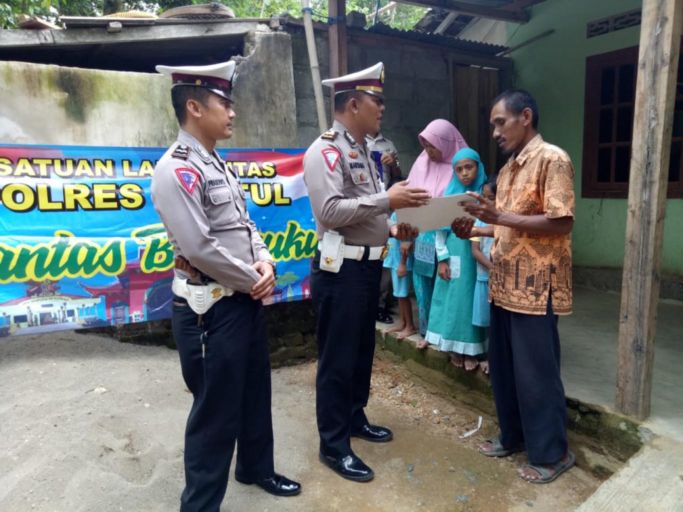 POLANTAS POLRES BANTUL PEDULI